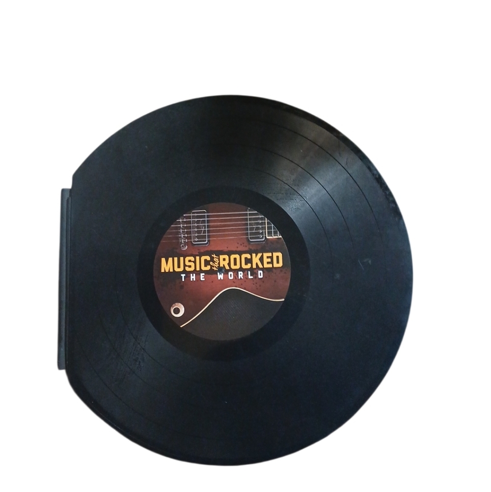 RUCKUS BOOKS MUSIC THAT ROCKED THE WORLD HARDCOVER "VINYL LP" BOOK 2015